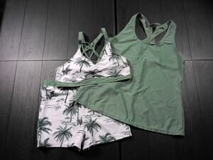 3 Piece Tankini Swimsuit Sz M NWOT